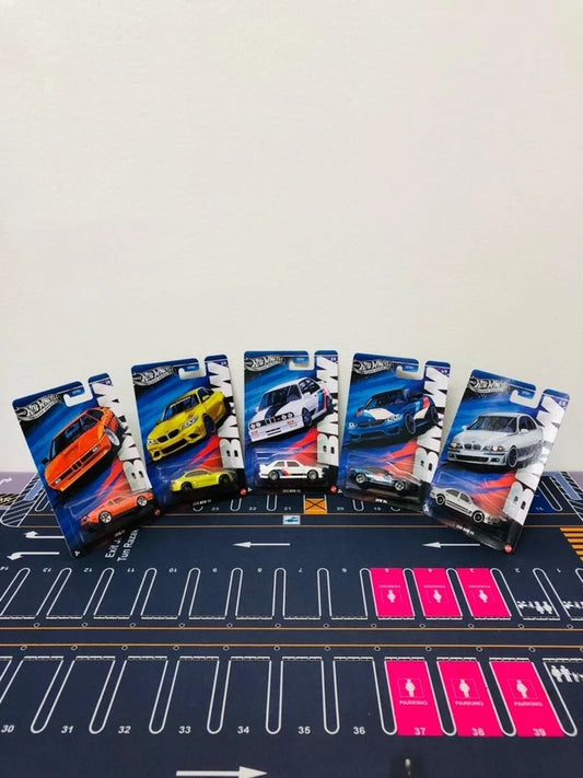 2025 Hot Wheels Silver Series BMW M Series Full Complete Set of 5