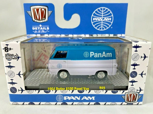 1964 Dodge A100 Panel Van "Pan Am" Limited Edition 1:64 Die-Cast