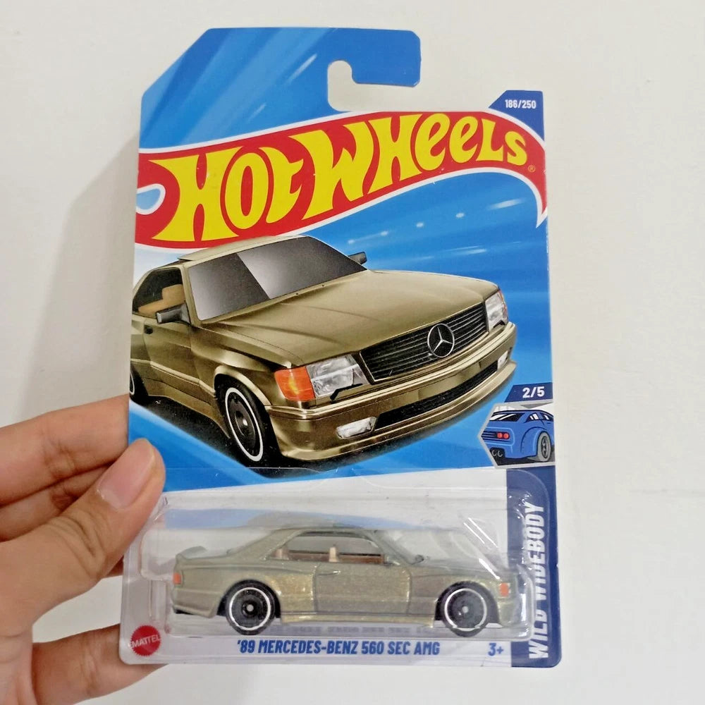 Hot Wheels '89 Mercedes-Benz 560 SEC AMG Gold Die-Cast Collector Car