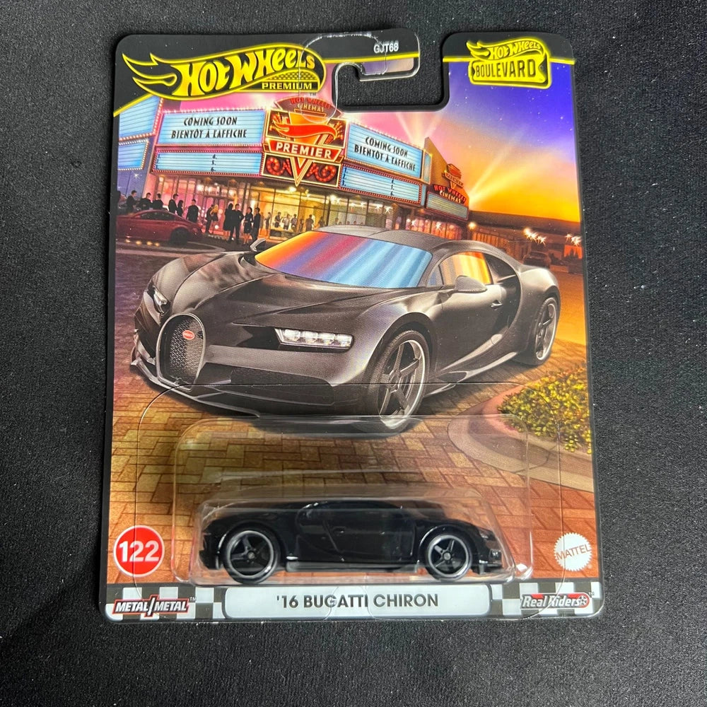 HW Premium Boulevard Black '16 Bugatti Chiron