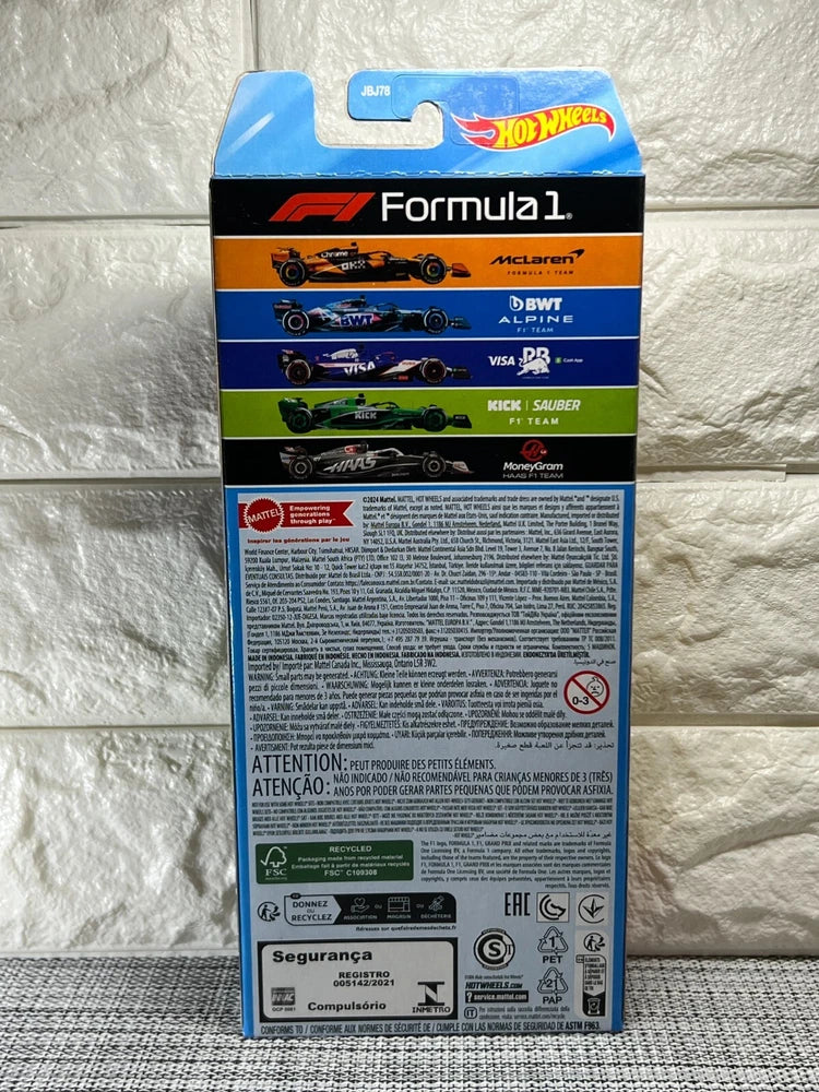 Hot Wheels 5 Pack 2024 F1 Formula 1: McLaren / Alpine / Red Bull / Sauber / Hass