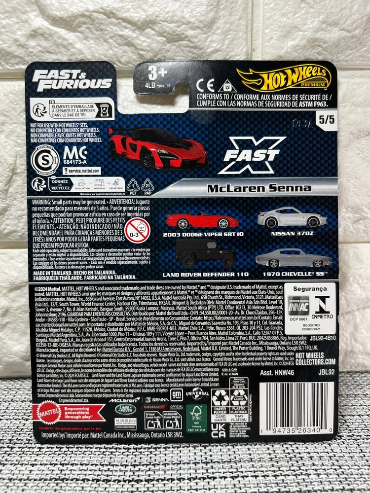 Hot Wheels Premium Fast & Furious McLaren Senna