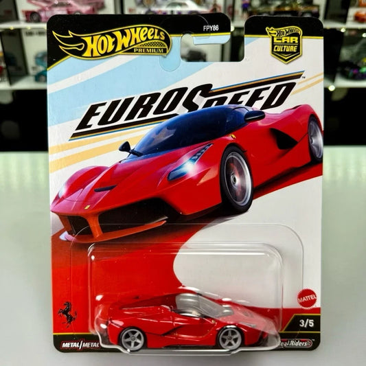 Hot Wheels Premium LaFerrari Red Euro Speed 2025