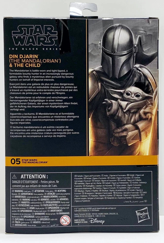 DIN DJARIN & THE CHILD Black Series 6 In Action Figure